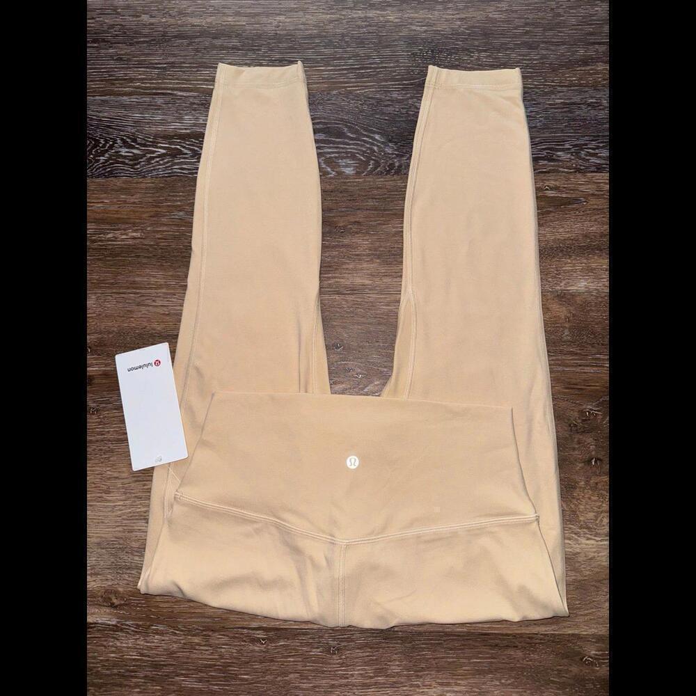 Lululemon Align High Rise 25” Prosecco, Double Lined Size 10 NWT